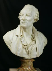 Busta George Louis Leclerc (1707-88) hrabě z Buffonu, 1773 (mramor)